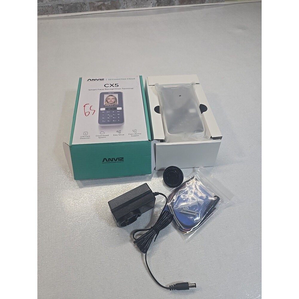 ANVIZ Time Clocks for Employees Small Business - CX5 Clock in and Out Machine
